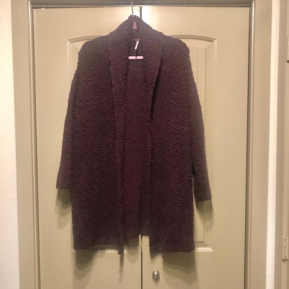 Free People Chunky Knit Oversized Cardigan